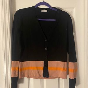 Red valentino buttoned sweater in size 6